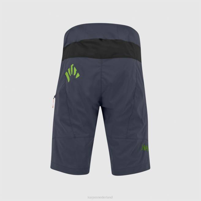 kort| Karpos Heren val altviool korte broek ombre blauw/zwart/groen fluo HD6V662