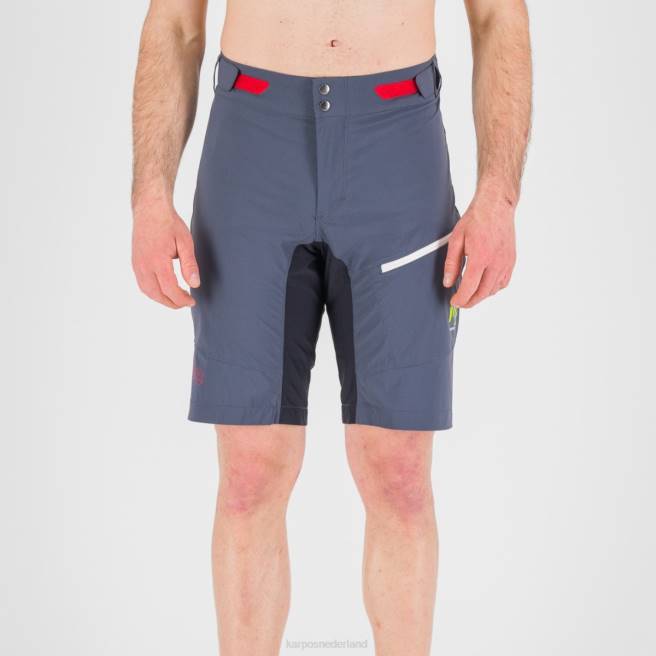 kort| Karpos Heren val altviool korte broek ombre blauw/zwart/vlam s. HD6V659