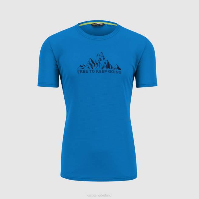 T-shirt| Karpos Heren Jersey met Loma-print indigo b. HD6V396