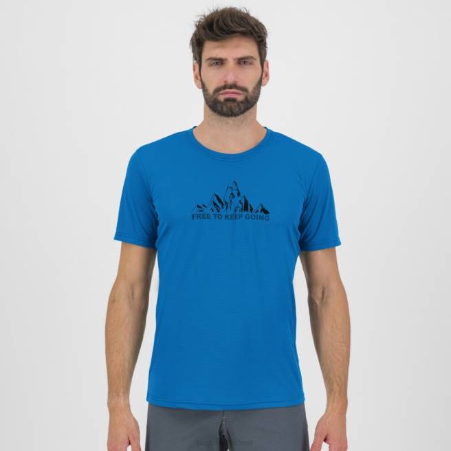 T-shirt| Karpos Heren Jersey met Loma-print indigo b. HD6V396