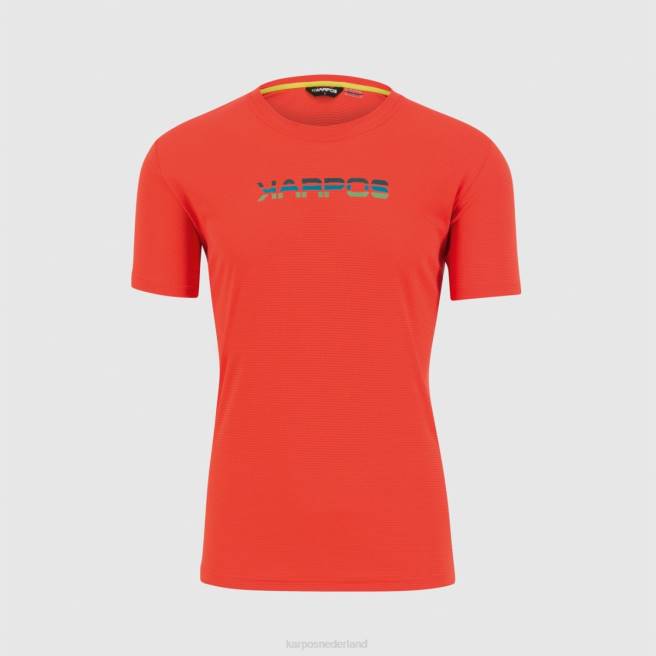 T-shirt| Karpos Heren Loma trui paprika/zeespray HD6V428