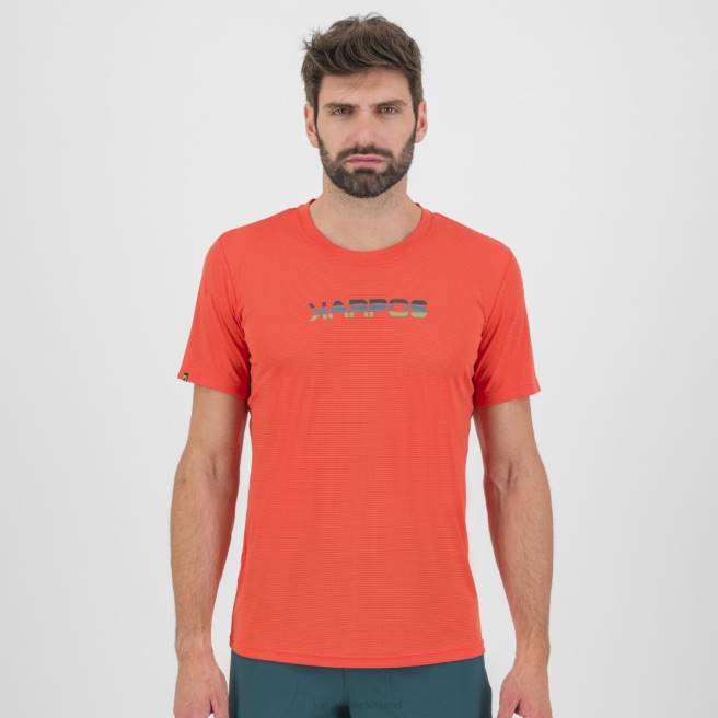 T-shirt| Karpos Heren Loma trui paprika/zeespray HD6V428
