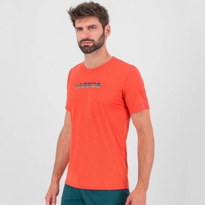 T-shirt| Karpos Heren Loma trui paprika/zeespray HD6V428