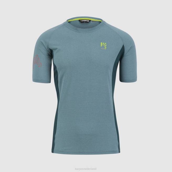 T-shirt| Karpos Heren Nuvolau trui balsem/donkere zee HD6V369