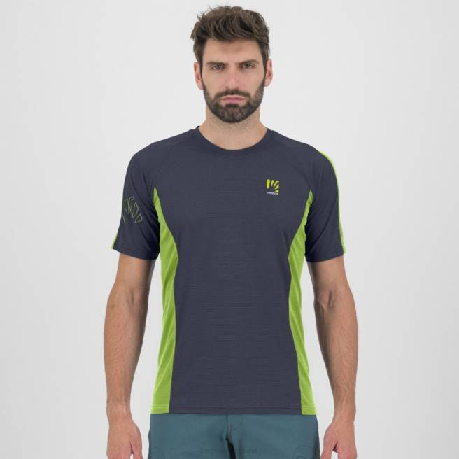 T-shirt| Karpos Heren Nuvolau trui ombre blauw/jasmijngroen HD6V370