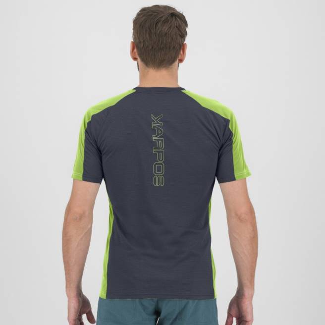 T-shirt| Karpos Heren Nuvolau trui ombre blauw/jasmijngroen HD6V370