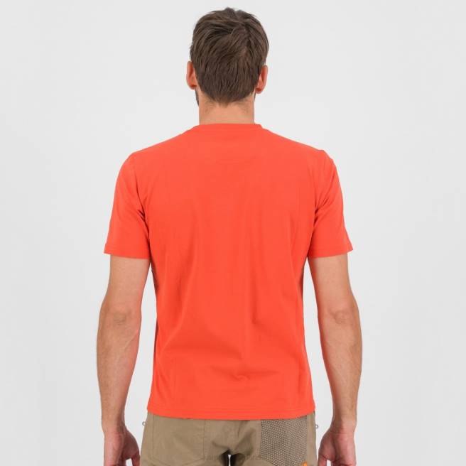 T-shirt| Karpos Heren anemoon t-shirt paprika HD6V412