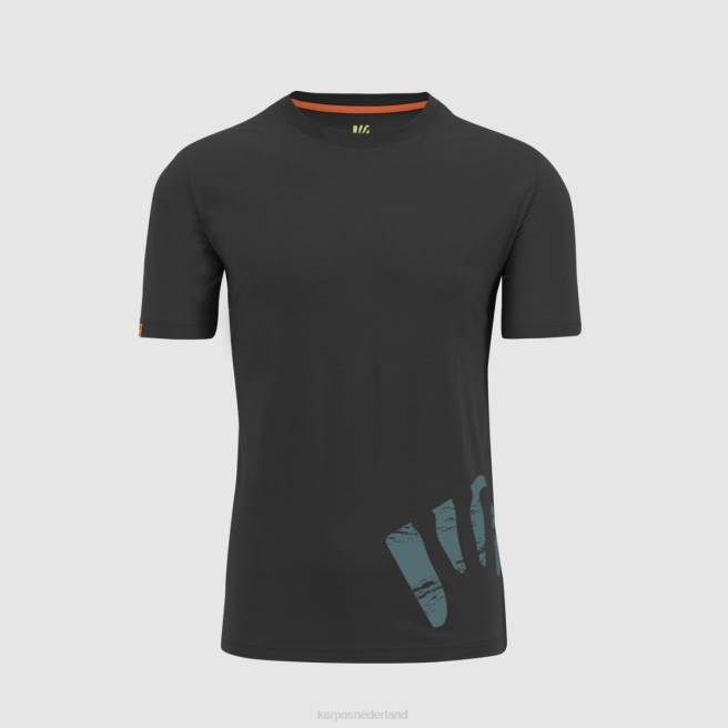 T-shirt| Karpos Heren astro-alpino-shirt zwart HD6V417