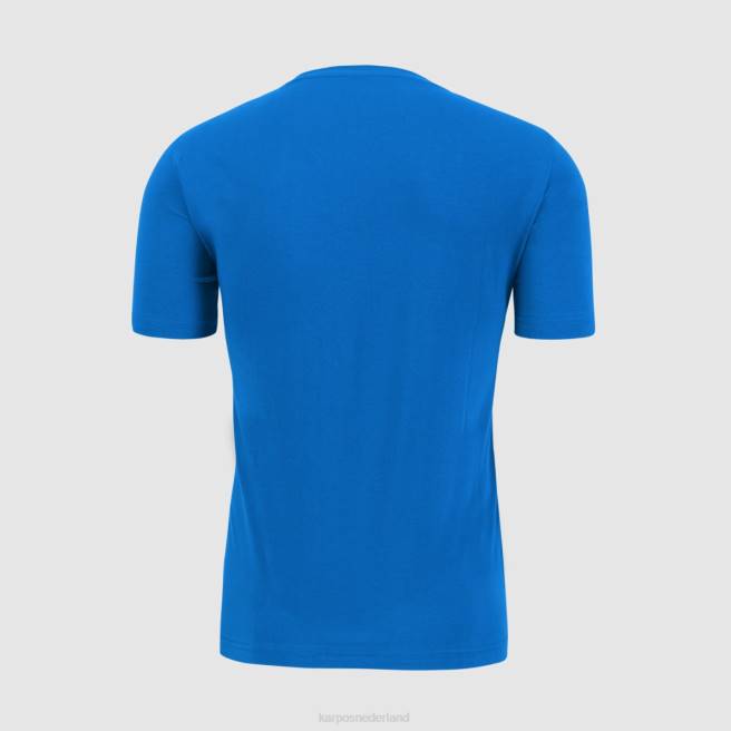T-shirt| Karpos Heren bottom d'oro t-shirt indigo vlaggetjes HD6V421