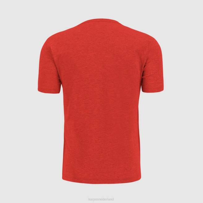 T-shirt| Karpos Heren genzianella t-shirt paprika HD6V424