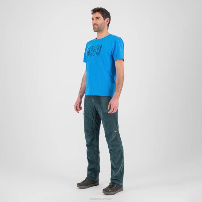 T-shirt| Karpos Heren krokus t-shirt diva blauw/middernacht HD6V407