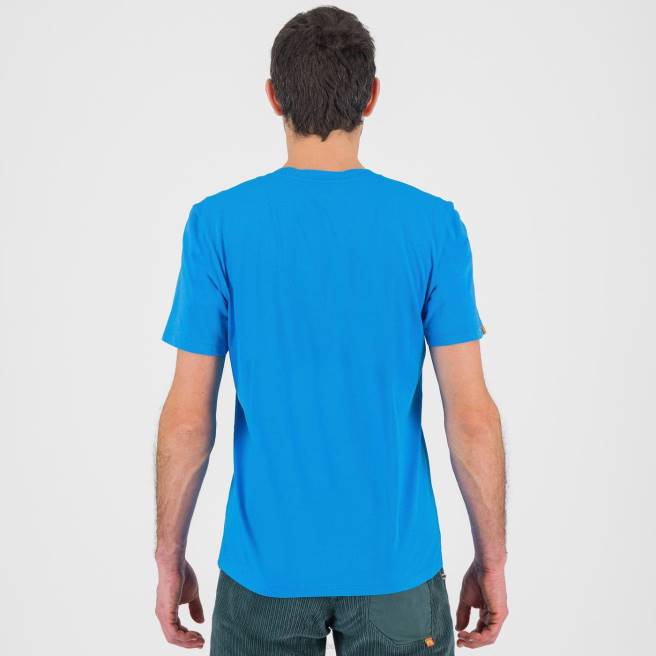 T-shirt| Karpos Heren krokus t-shirt diva blauw/middernacht HD6V407