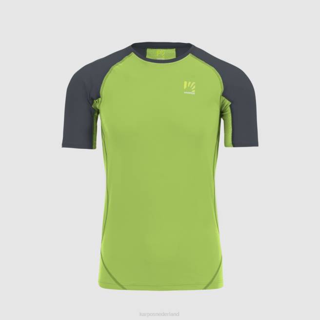 T-shirt| Karpos Heren lavaredo-trui jasmijngroen/ombre blauw HD6V353