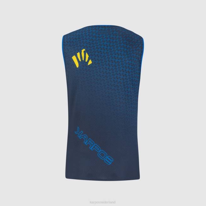 T-shirt| Karpos Heren lavaredo ultratank ruimte/indigo vlaggenlijn HD6V366