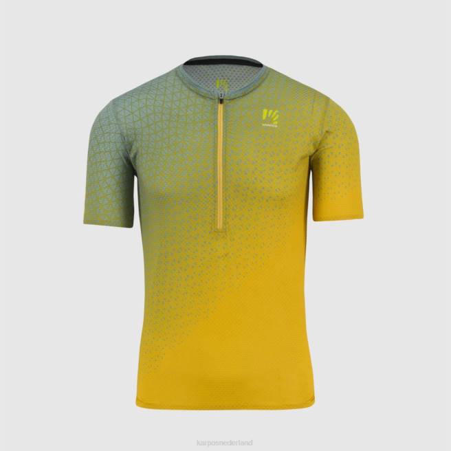 T-shirt| Karpos Heren lavaredo ultratech-jersey citroencurry/donkere leisteen HD6V324