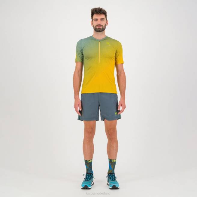 T-shirt| Karpos Heren lavaredo ultratech-jersey citroencurry/donkere leisteen HD6V324