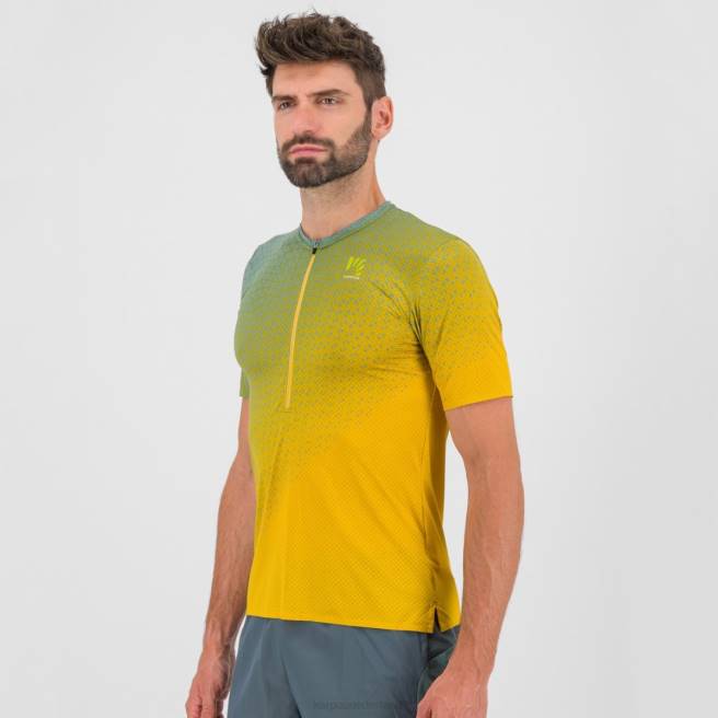 T-shirt| Karpos Heren lavaredo ultratech-jersey citroencurry/donkere leisteen HD6V324