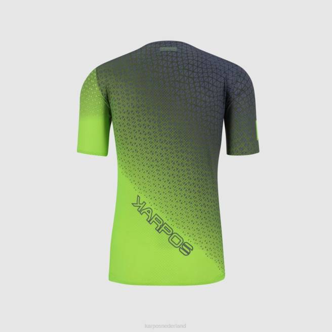 T-shirt| Karpos Heren lavaredo ultratech-jersey jasmijngroen/ombre blauw HD6V323