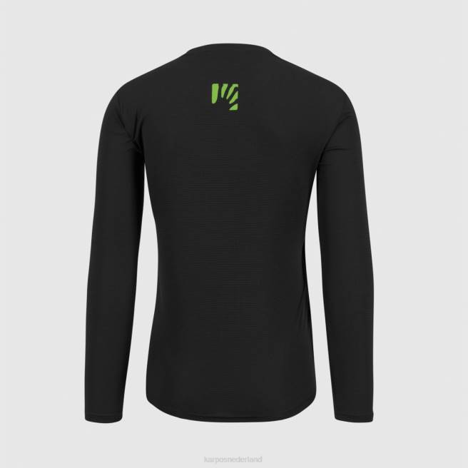 T-shirt| Karpos Heren loma jersey ls zwart/jasmijngroen HD6V384