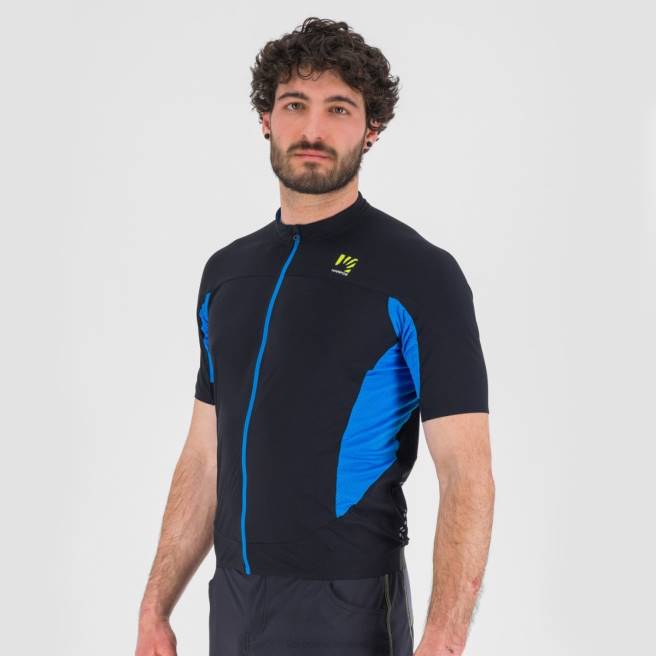 T-shirt| Karpos Heren pralongia-jersey zwart/indigo b. HD6V310