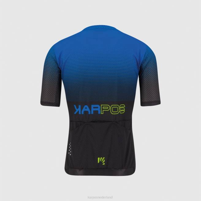 T-shirt| Karpos Heren val altviool trui zwart/indigo b./fluo groen HD6V320