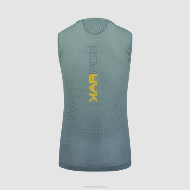 T-shirt| Karpos Heren verve mesh mouwloos donkere leisteen/noord-Atlantische Oceaan HD6V385