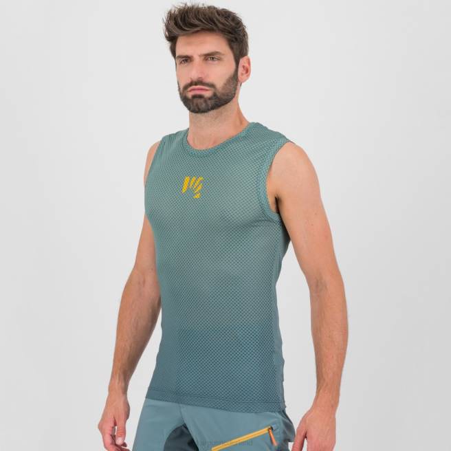 T-shirt| Karpos Heren verve mesh mouwloos donkere leisteen/noord-Atlantische Oceaan HD6V385