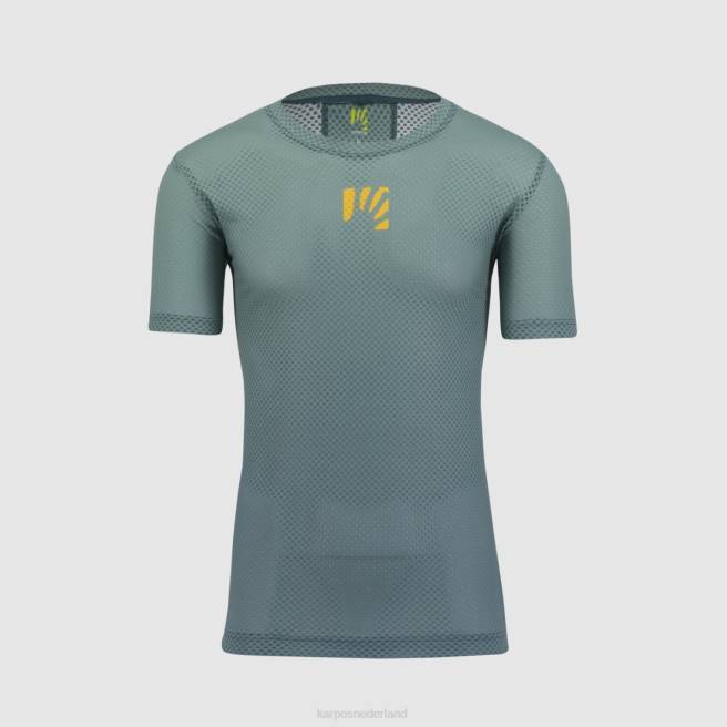 T-shirt| Karpos Heren verve mesh t-shirt donkere leisteen/noord-Atlantische Oceaan HD6V378