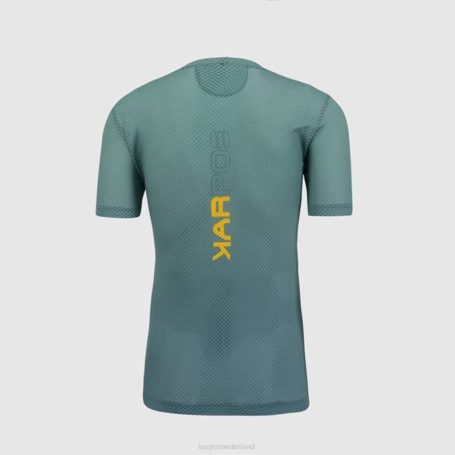 T-shirt| Karpos Heren verve mesh t-shirt donkere leisteen/noord-Atlantische Oceaan HD6V378