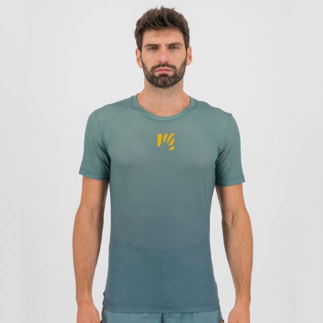 T-shirt| Karpos Heren verve mesh t-shirt donkere leisteen/noord-Atlantische Oceaan HD6V378