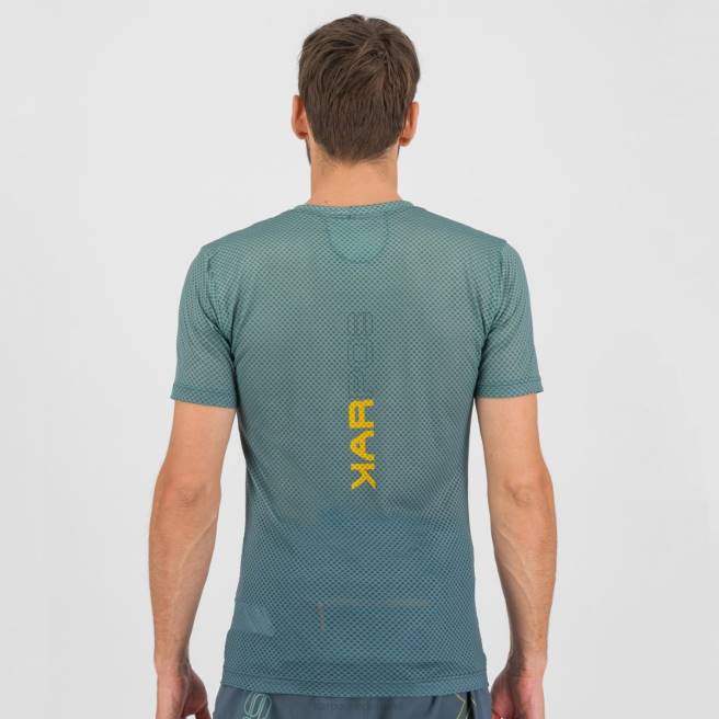T-shirt| Karpos Heren verve mesh t-shirt donkere leisteen/noord-Atlantische Oceaan HD6V378