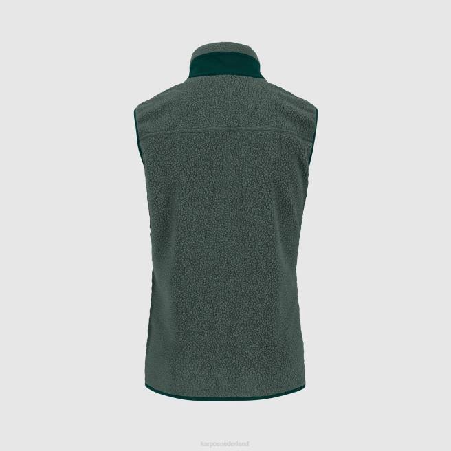vlies| Karpos Heren Fleecevest uit de jaren 80 junglegroen/bos HD6V152