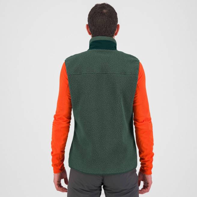vlies| Karpos Heren Fleecevest uit de jaren 80 junglegroen/bos HD6V152