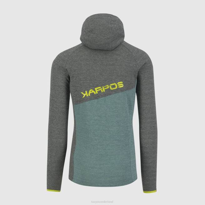 vlies| Karpos Heren camouflage-hoodie bos/Noord-Atlantische Oceaan HD6V232