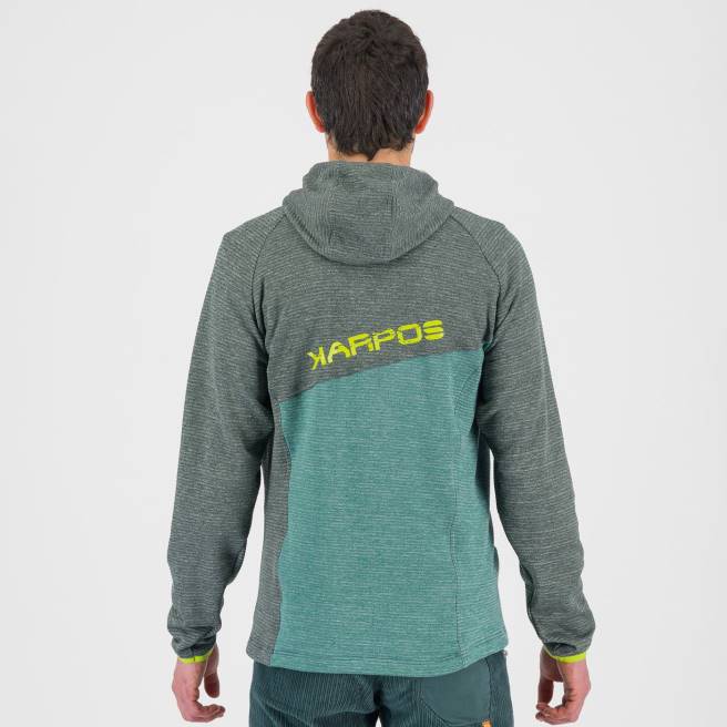 vlies| Karpos Heren camouflage-hoodie bos/Noord-Atlantische Oceaan HD6V232