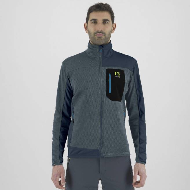vlies| Karpos Heren cherz-fleece donkere leisteen/middernacht HD6V186