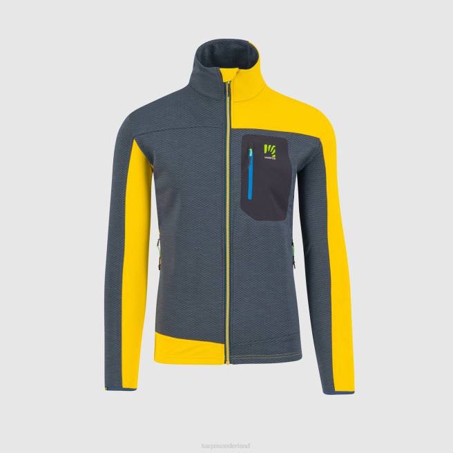 vlies| Karpos Heren cherz-fleece middernacht/zwavel HD6V188