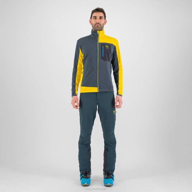 vlies| Karpos Heren cherz-fleece middernacht/zwavel HD6V188