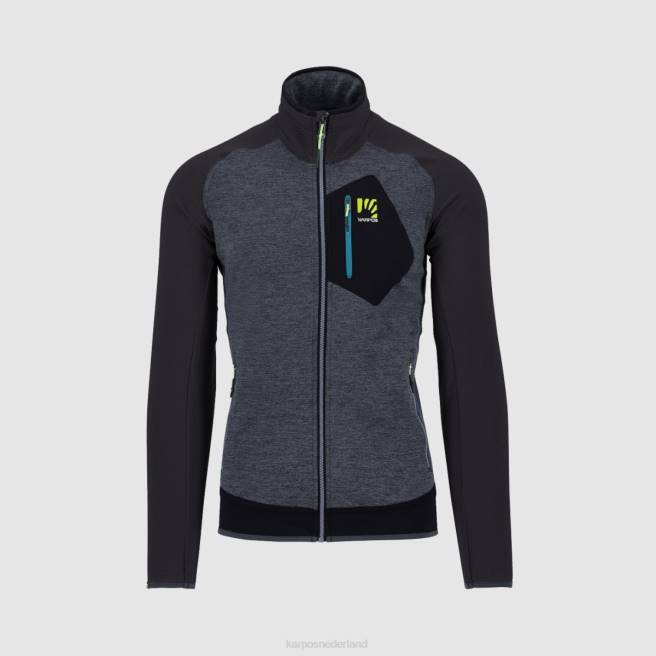 vlies| Karpos Heren odle fleece Oost-Indische inkt/zwart HD6V215