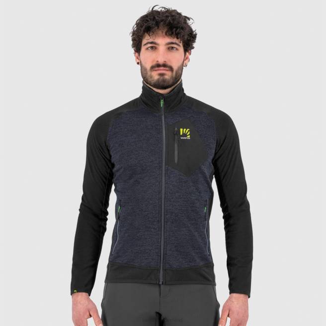 vlies| Karpos Heren odle fleece Oost-Indische inkt/zwart HD6V215