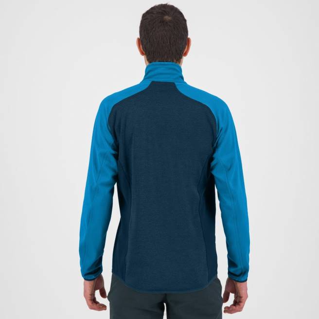 vlies| Karpos Heren odle fleece middernacht/divablauw HD6V219