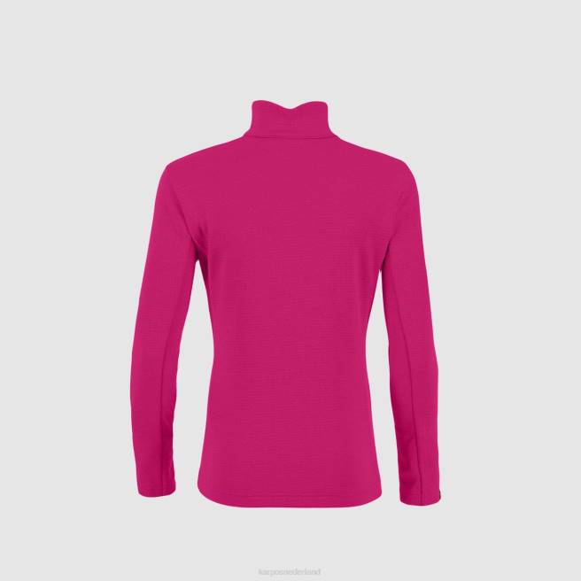 vlies| Karpos Heren pizzocco kinderfleece met halve rits roze HD6V275