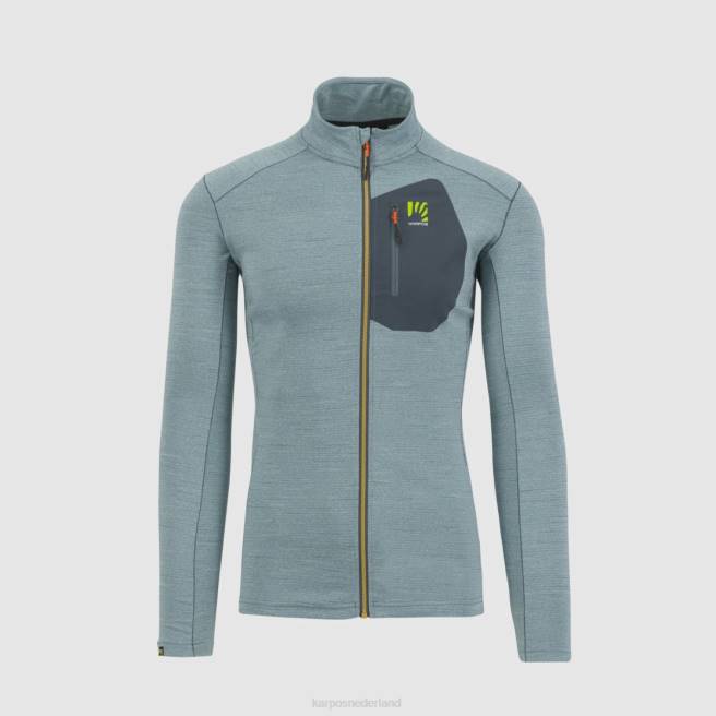 vlies| Karpos Heren pomedes t-shirt ls Noord-Atlantische Oceaan/donkere leisteen HD6V245
