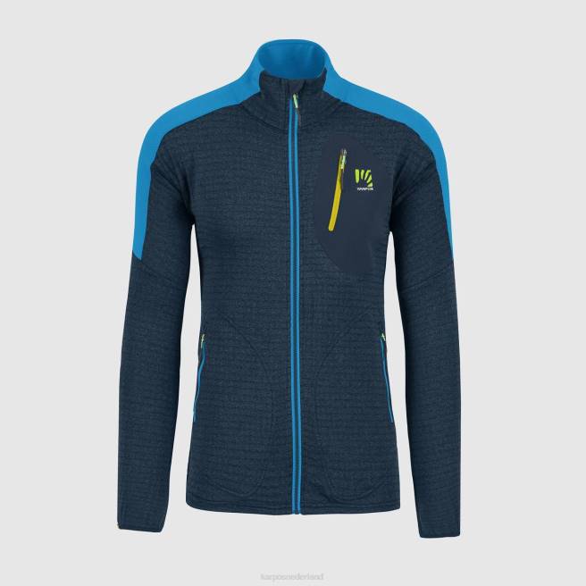 vlies| Karpos Heren puez fleece middernacht/divablauw HD6V223