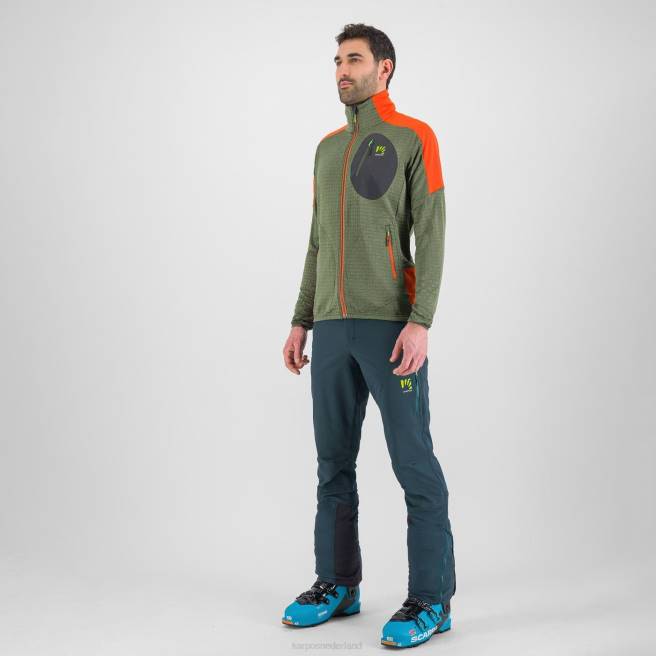 vlies| Karpos Heren puez fleece tijm/pikante sinaasappel HD6V224