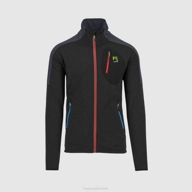 vlies| Karpos Heren puez fleece zwart/oostindische inkt HD6V221