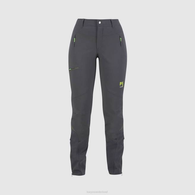 hijgen| Karpos vrouwen Cevedale evo w broek zwart zand/tijm HD6V1439