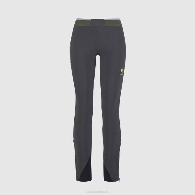 hijgen| Karpos vrouwen alagna evo broek zwart zand/tijm HD6V1465