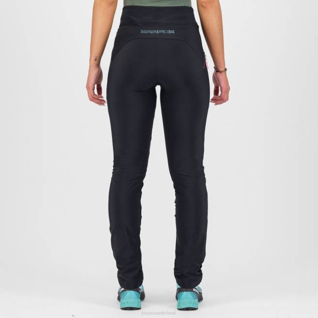 hijgen| Karpos vrouwen gemakkelijke winterbroek zwart roze fluo HD6V1518