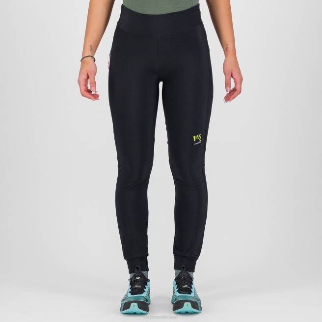 hijgen| Karpos vrouwen gemakkelijke winterbroek zwart roze fluo HD6V1519